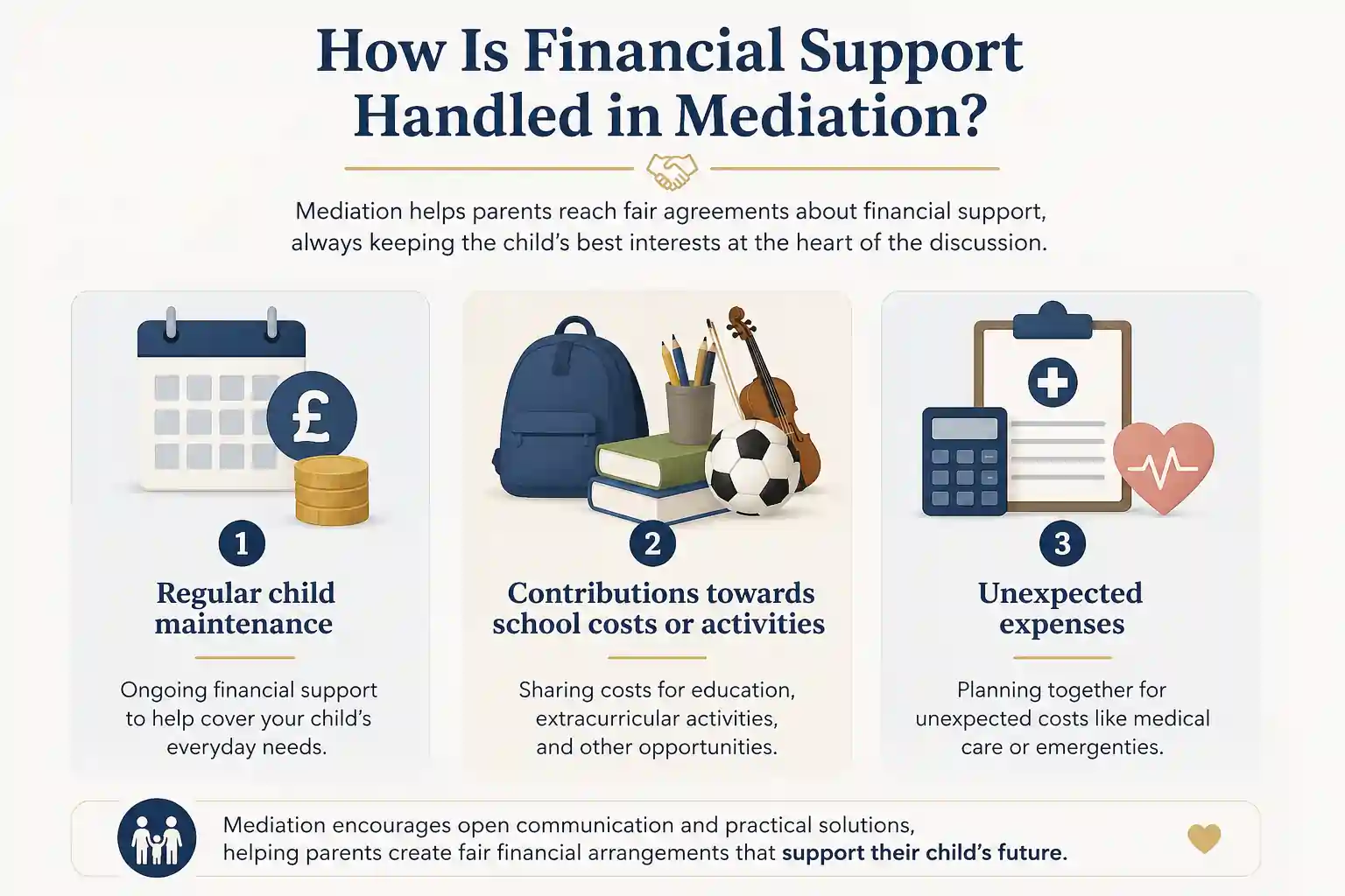 How Is Financial Support Handled in Mediation Flitwick